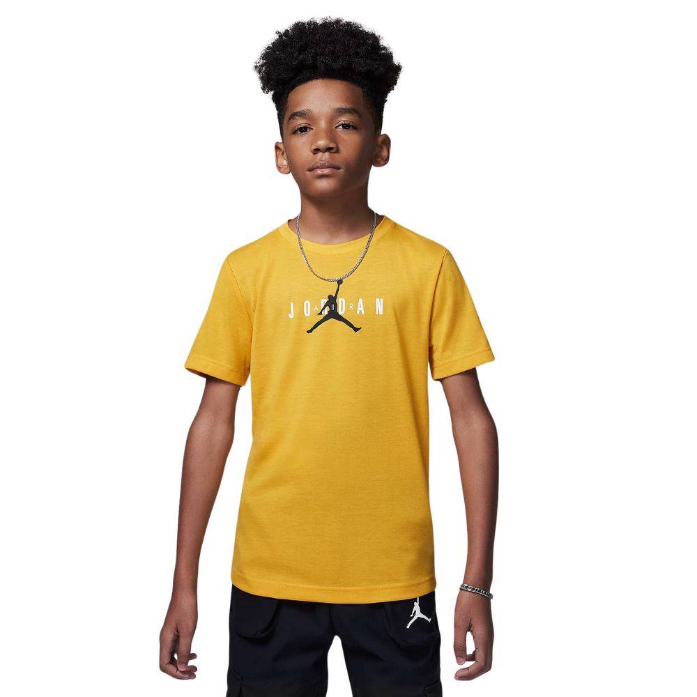 NIKE JORDAN BIG KIDS MJ HYBRID SUSTAINABLE SS TEE