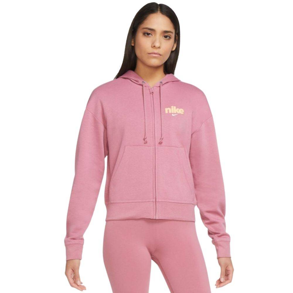 NIKE WOMENS VINTAGE GRAPHIC FULL-ZIP HOODIE