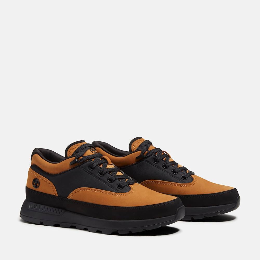 TIMBERLAND EURO GRID LOW LACE UP SNEAKER NUBUCK