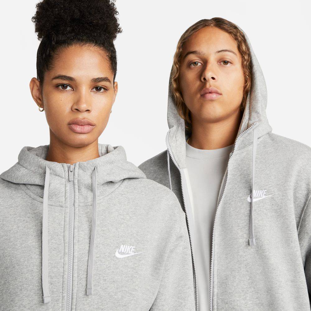 NIKE SPORTSWEAR CLUB FLEECE FULL ZIP HOODIE MENS