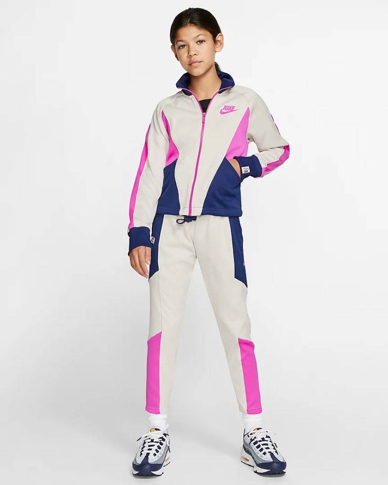 NIKE GIRLS HERITAGE FULL ZIP JACKET