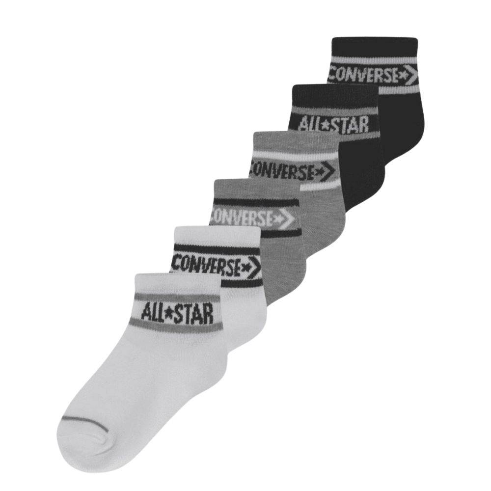 CONVERSE  WORDMARK CREW 6PK