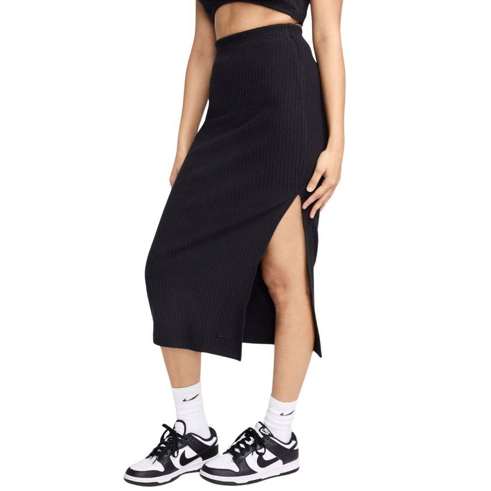 NIKE NSW CHILL KNIT RIB MID SKIRT