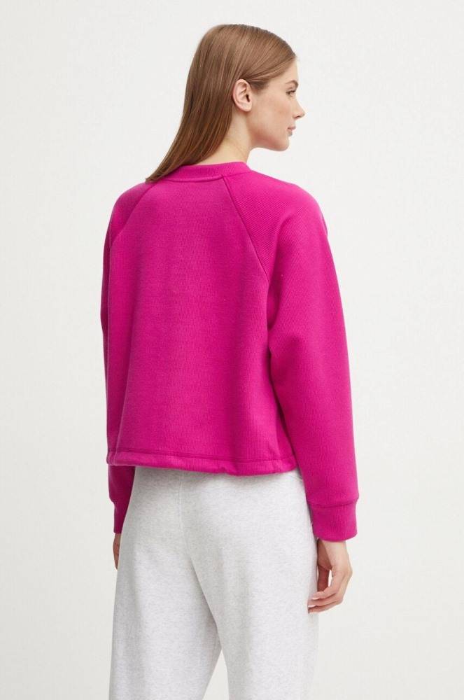DKNY VARSITY PUFF LOGO CREW NECK