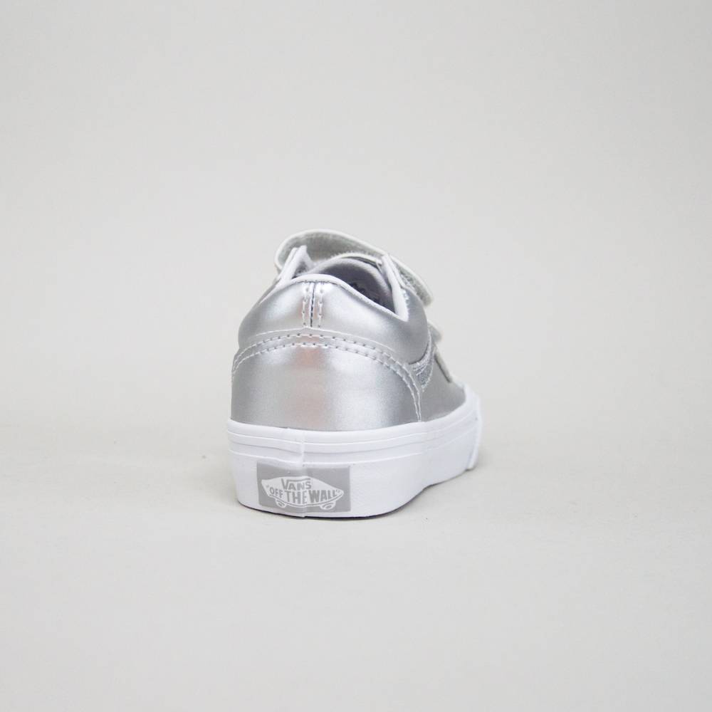 VANS LITTLE KIDS OLD SKOOL VELCRO DAZL SHOES