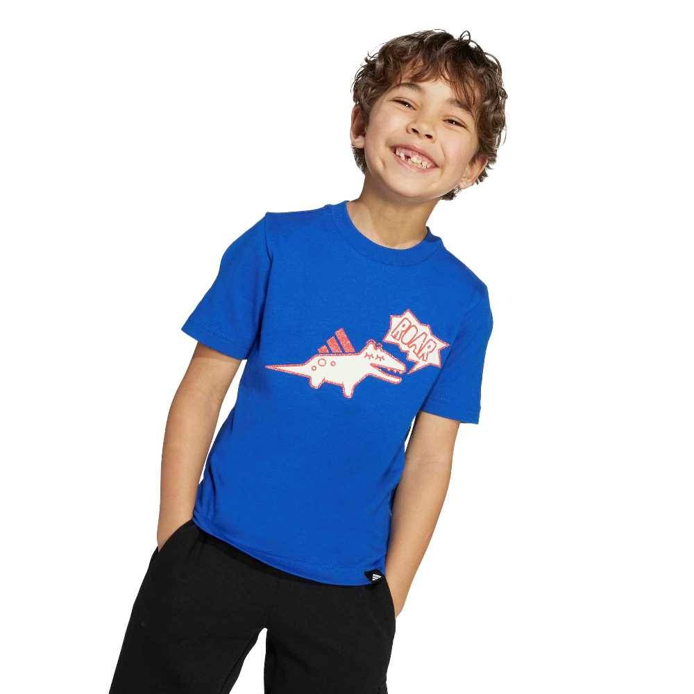 ADIDAS LITTLE KIDS ADIRAPTOR GRAPHIC T-SHIRT