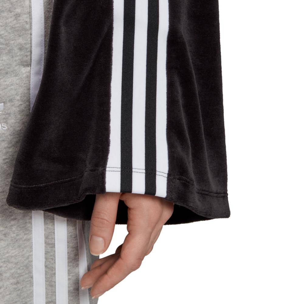 ADIDAS FLARED SLEEVE VELOUR SWEATSHIRT WOMENS