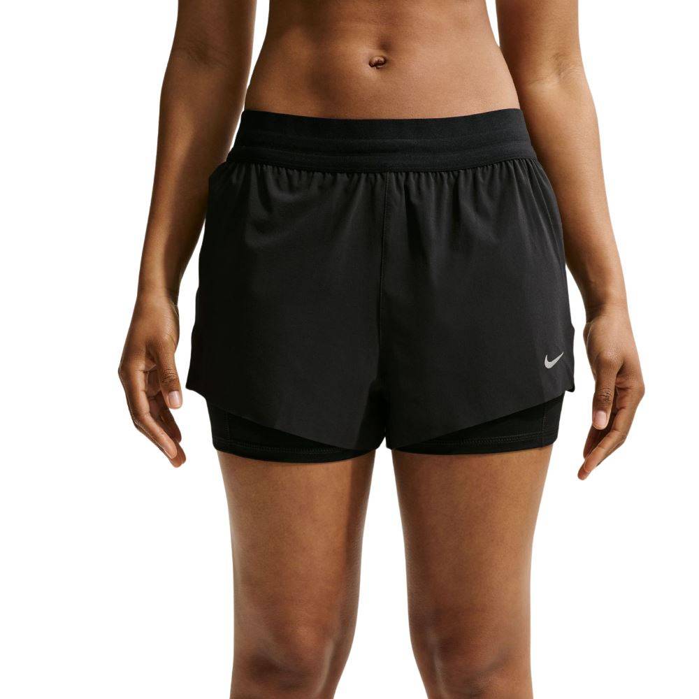 NIKE SWIFT DRI-FIT MID-RISE 2-IN-1 RUN SHORT