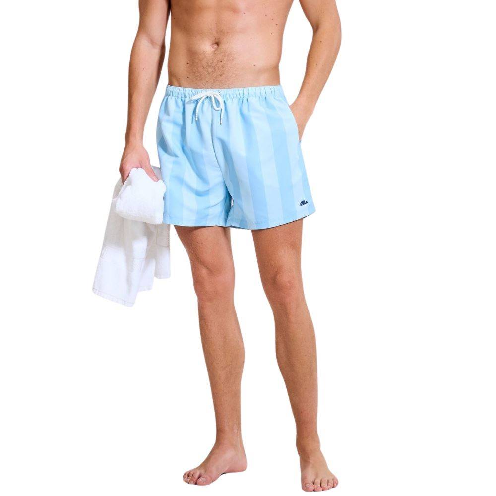 ELLESSE MENS RESORT STRIPES STAZIONA SWIM SHORT