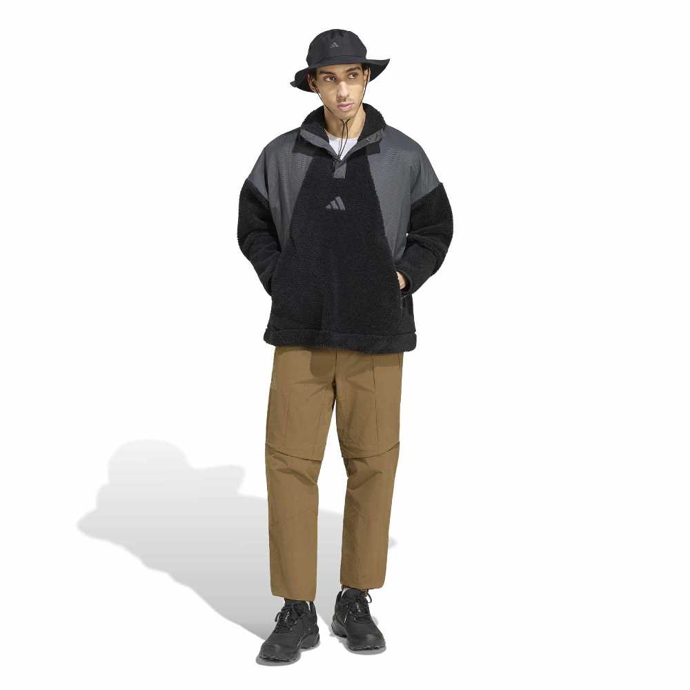ADIDAS M TERREX XPLORIC CLIMAWARM HIGH PILE SNAP PULLOVER