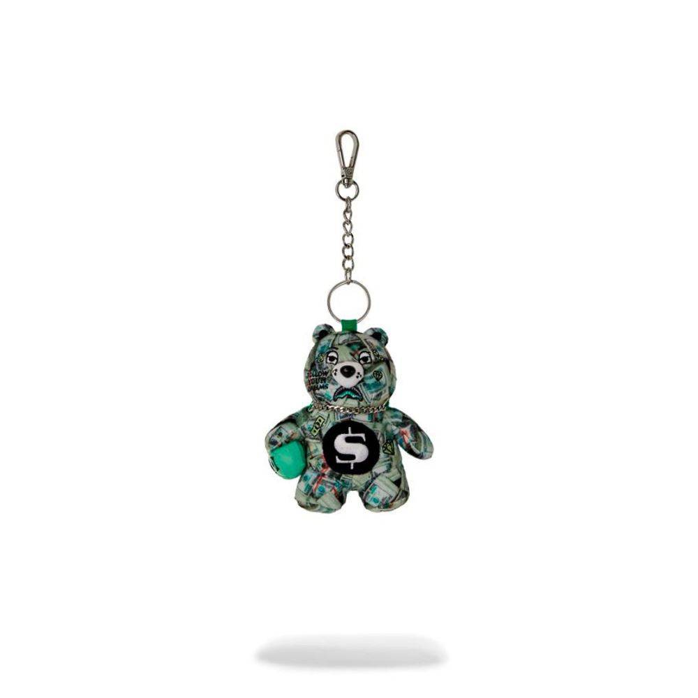SPRAYGROUND MONEY BANKS BEAR KEYCHAIN