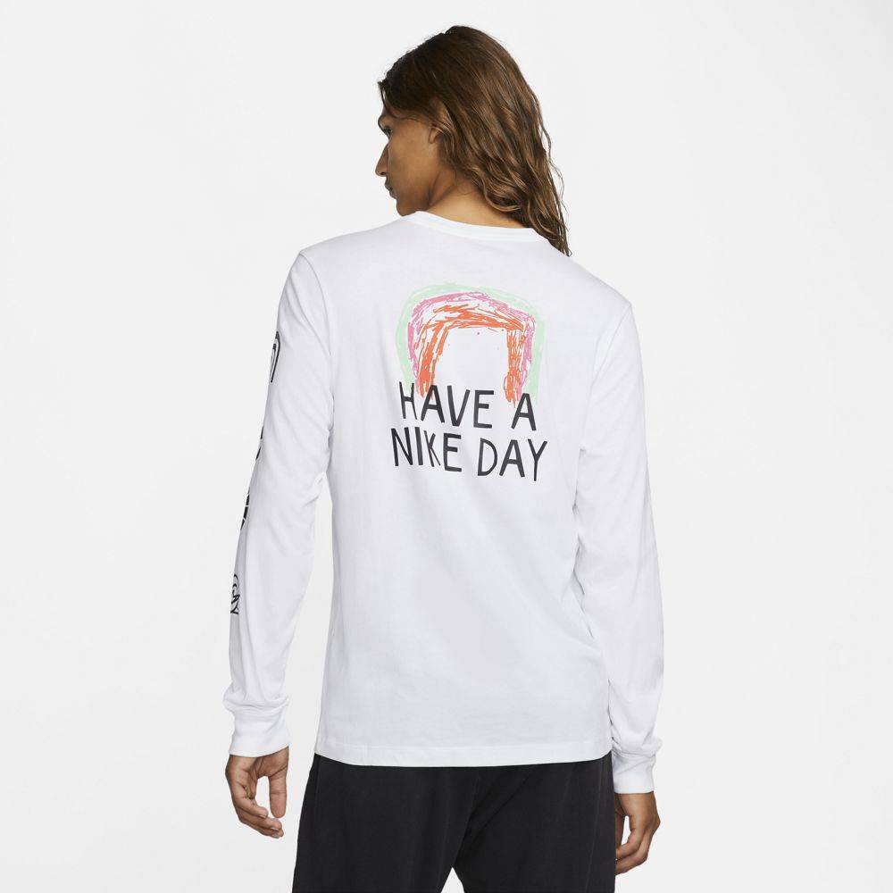 NIKE SPORTSWEAR JUBRID LONG-SLEEVE STATEMENT OPEN TEE