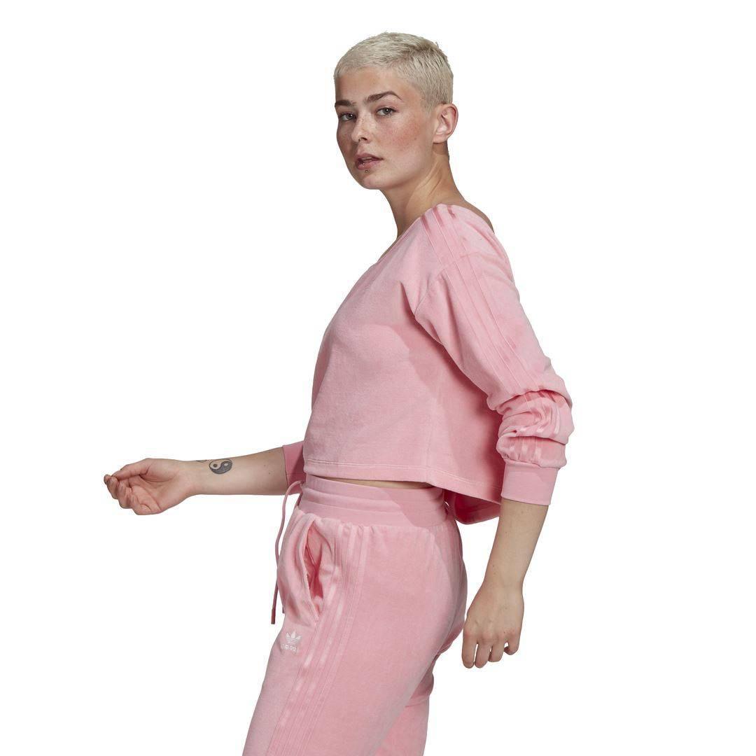 ADIDAS VELOUR SWEATSHIRT