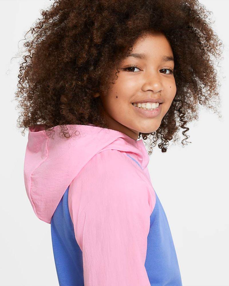 NIKE GIRLS SPORTSWEAR HERITAGE FULL-ZIP HOODIE