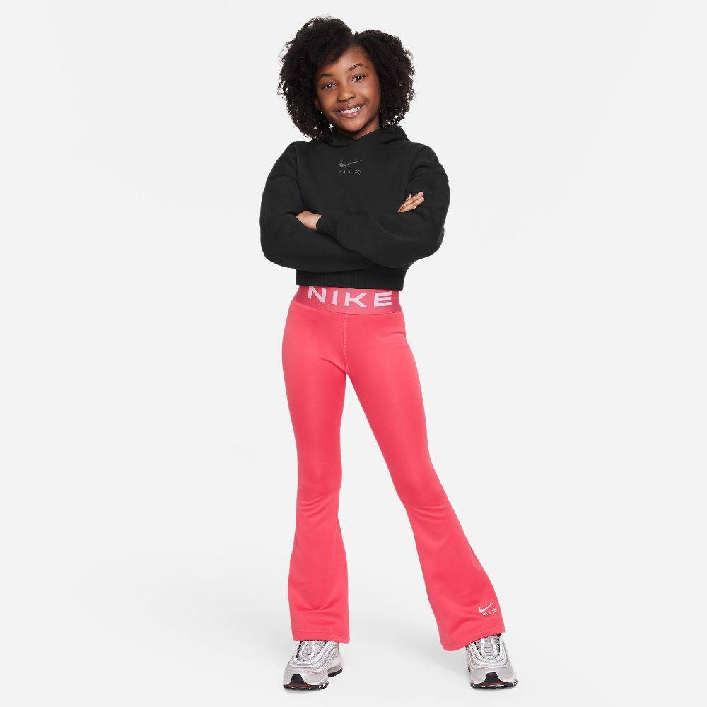 NIKE GIRLS AIR ESS HIGH-WAISTED FLARE LEGGINGS