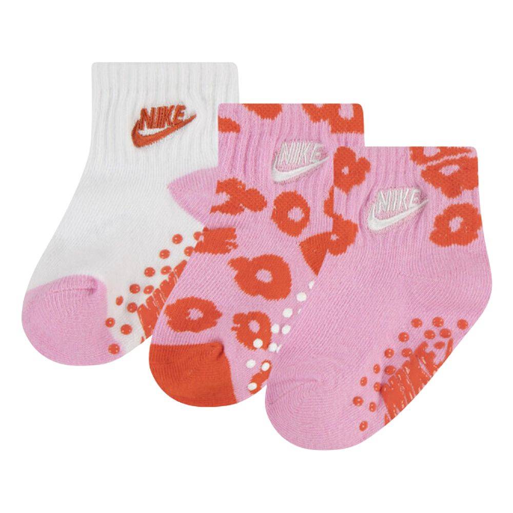NIKE  3PK GIRLS GRIPPER SOCK