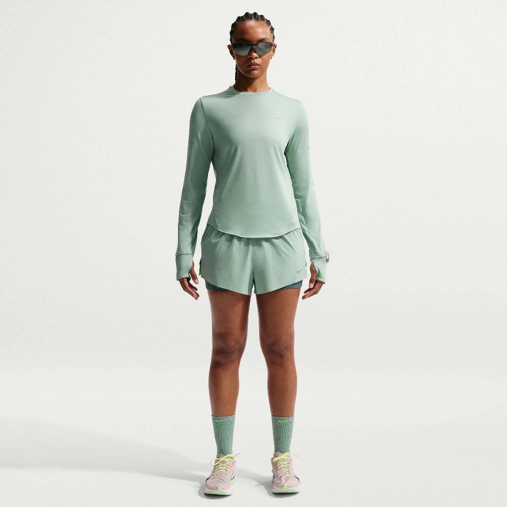 NIKE SWIFT DRI-FIT MID-RISE 2-IN-1 RUN SHORT