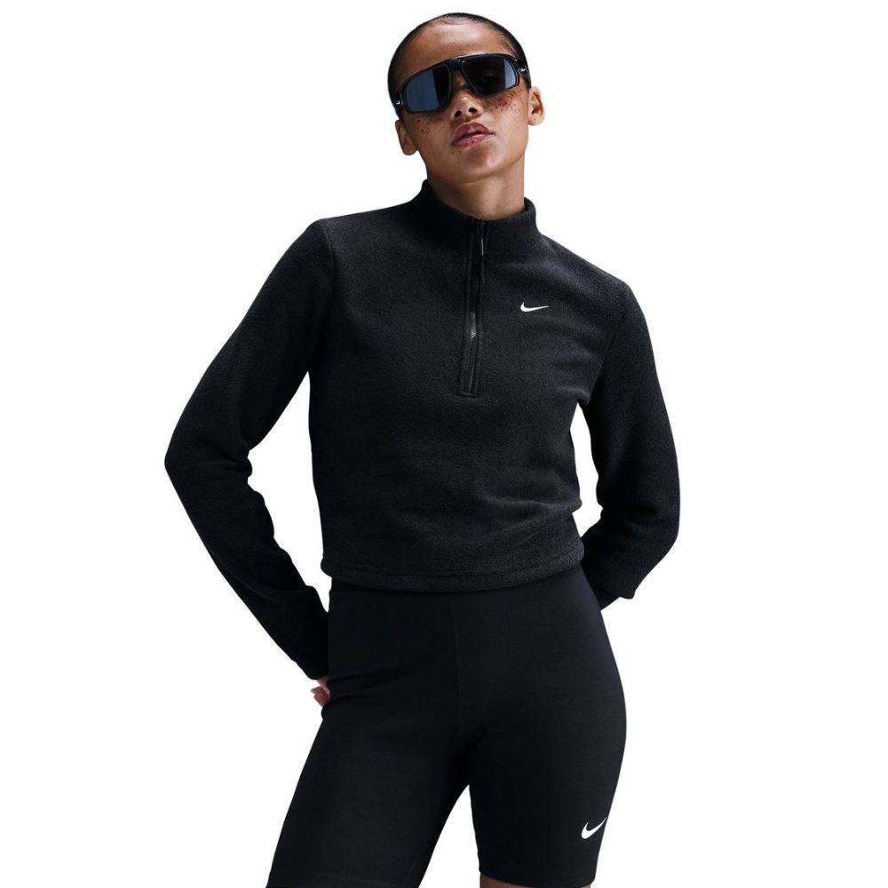NIKE NSW PHOENIX PLUSH 1/2 ZIP COZY FLEECE TOP