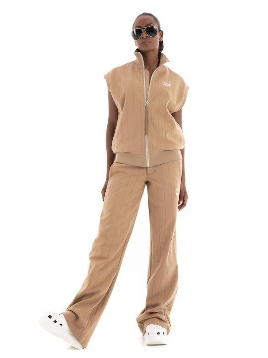 PUMA LUXE SPORT T7 PLEATED PANTS