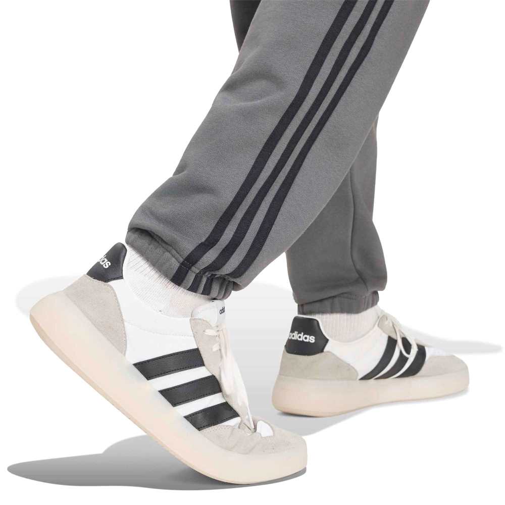 ADIDAS M ESSENTIALS 3-STRIPES FLEECE TAPERED CUFFED PANTS