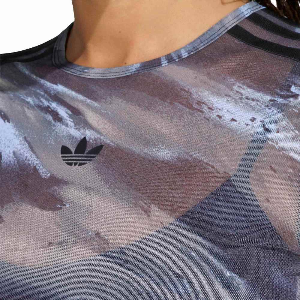 ADIDAS AOP MESH TEE