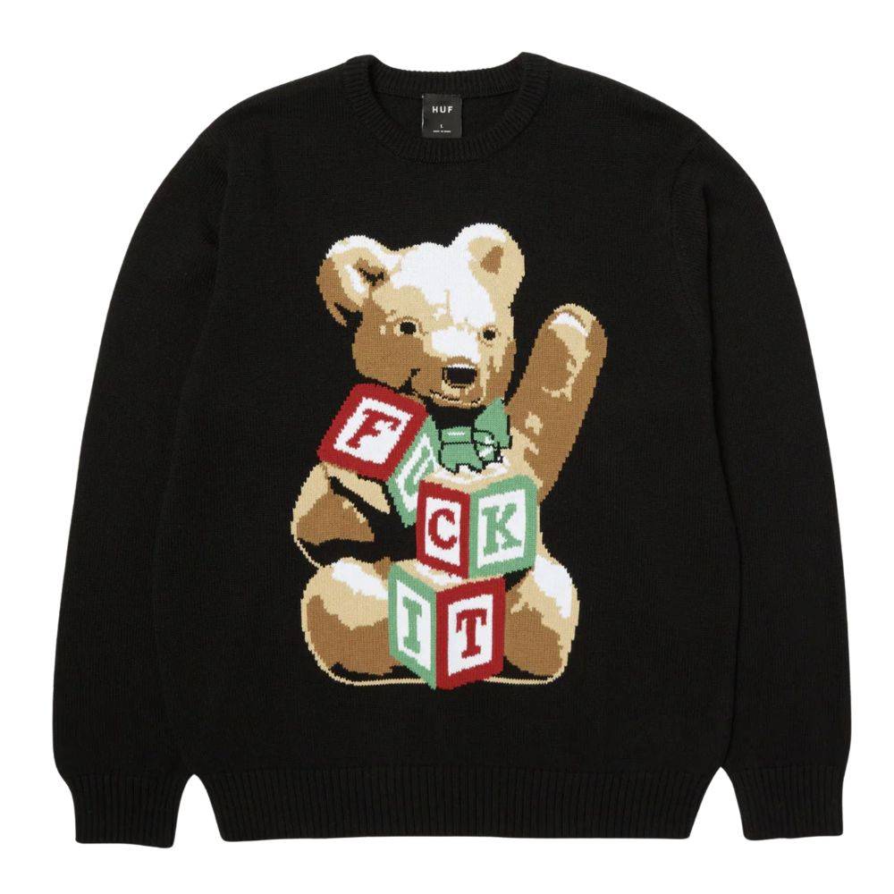 HUF GIFT BEAR INTARSIA SWEATER