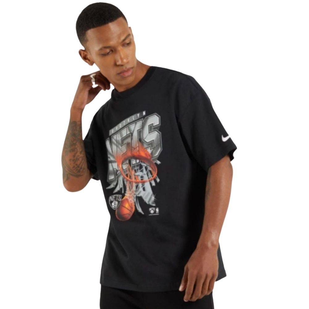 NIKE NBA BROOKLYN NETS COURTSIDE SS TEE