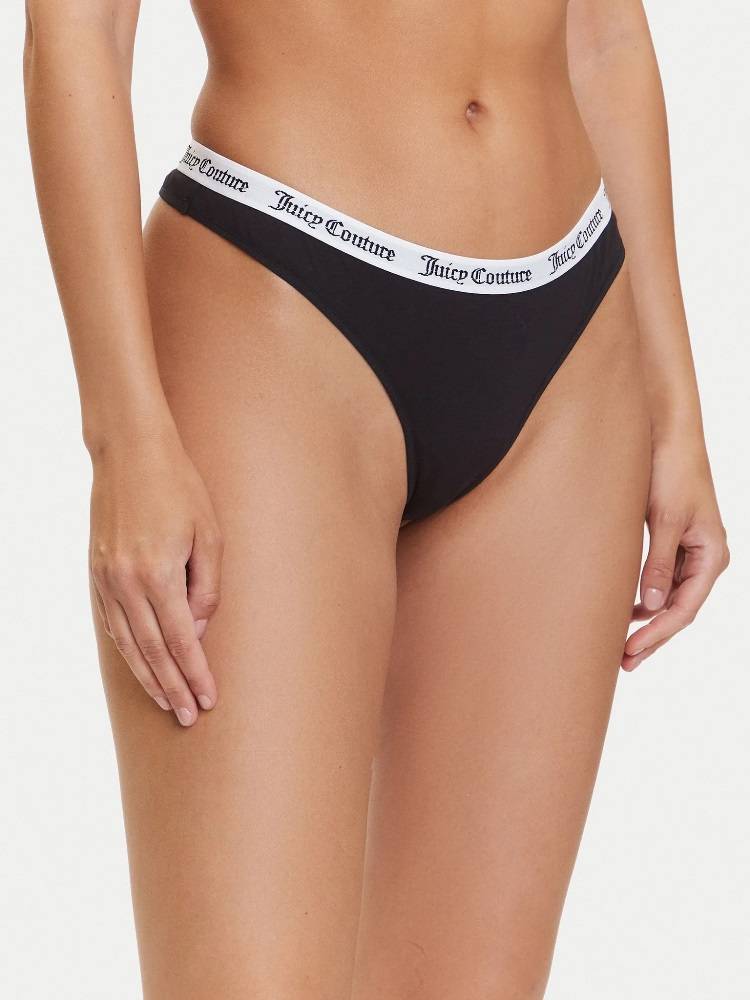 JUICY COUTURE DANA COTTON THONG MULTIPACKS X3
