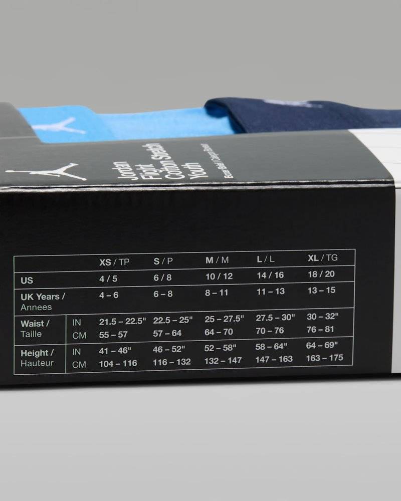 NIKE JORDAN BOYS FLIGHT COTTON CORE 3PK BB