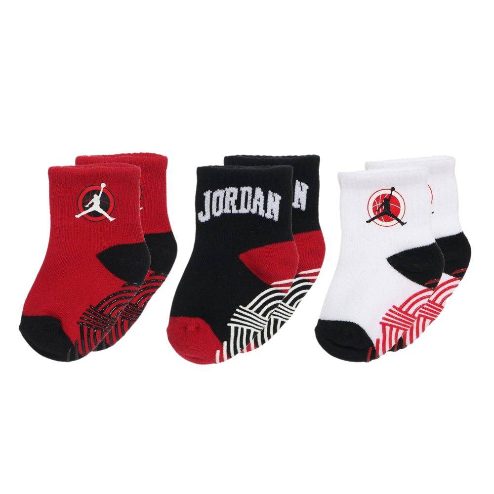 NIKE JORDAN GRIPPER INFANT 3-PAIRS SOCKS
