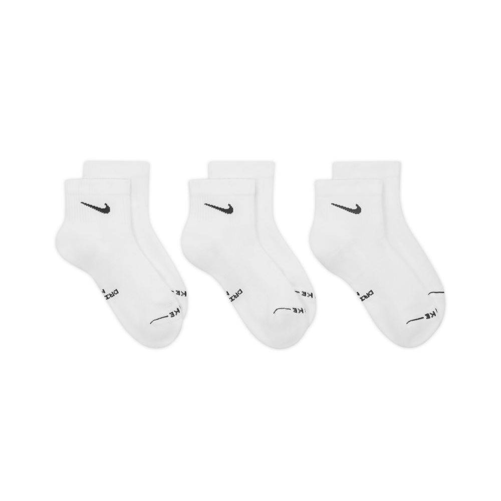 NIKE EVERYDAY ELEVATED ANKLE SOCKS (3-PAIRS)