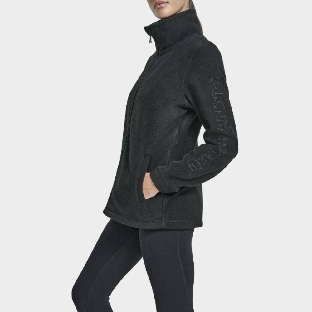DKNY LOGO ZIP HOODIE