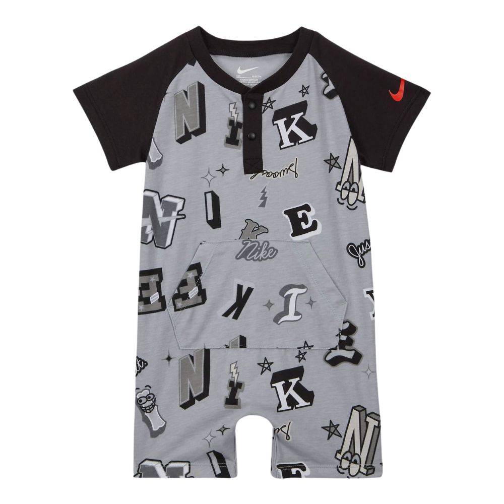 NIKE BABY B NSW NEXT GEN AOP TEE ROMPER