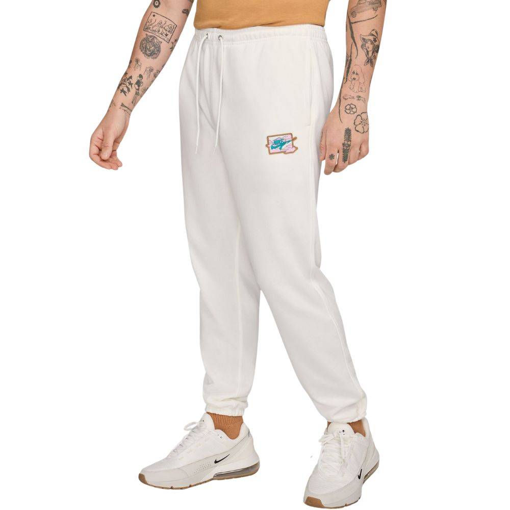 NIKE CLUB FRENCH-TERRY BOLT CUFFED PANT