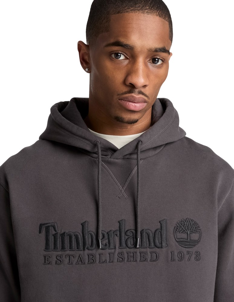 TIMBERLAND ESTABLISHED 1973 EMBROIDERED LOGO BB HOODIE