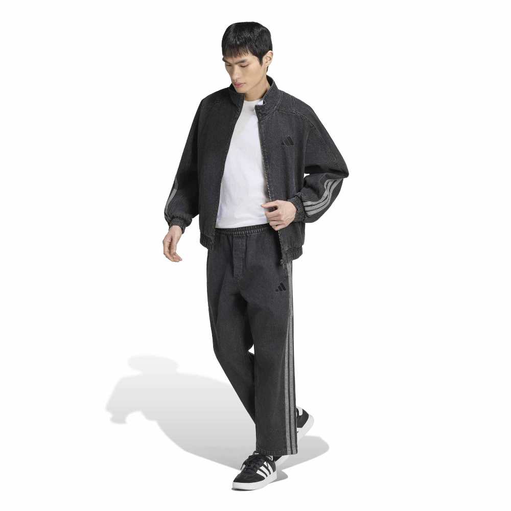 ADIDAS M STADIUM LOOSE FIT DENIM TRACK JACKET