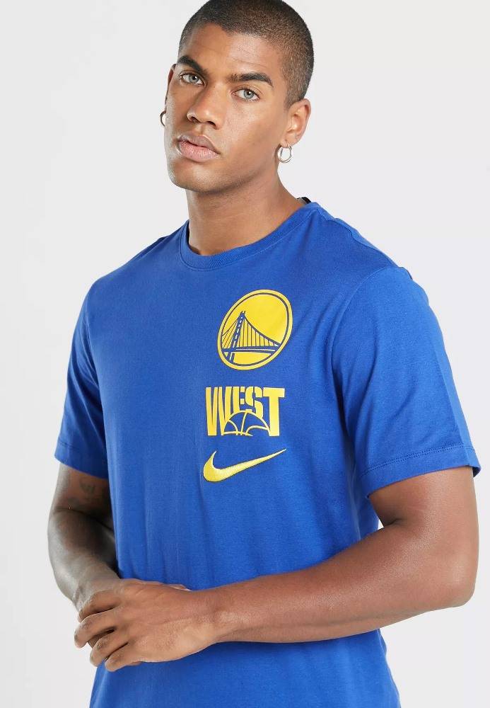 NIKE NBA GOLDEN STATE WARRIORS BLOCK TEE