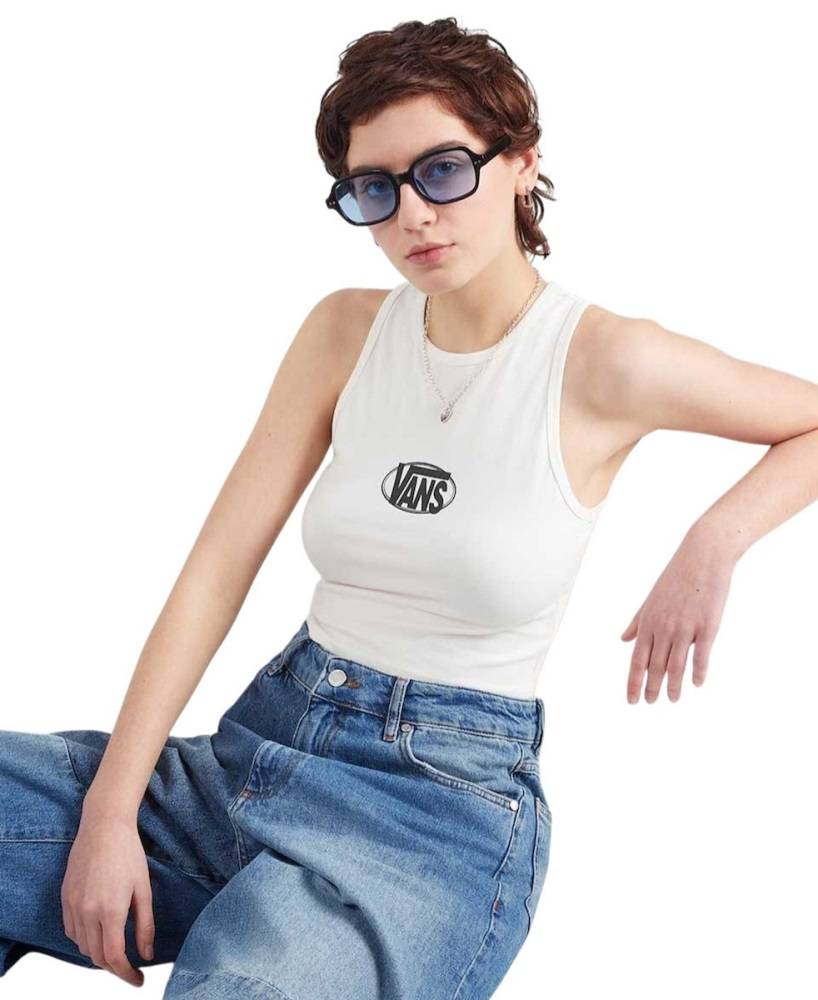 VANS W OVAL LOGO TANK