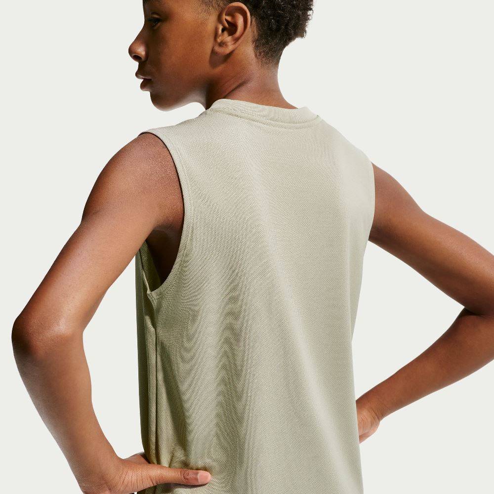 NIKE KIDS DRI-FIT SLEEVELESS HYBRID TOP