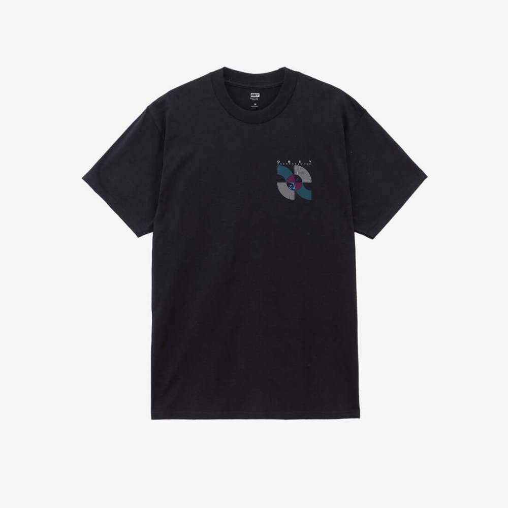 OBEY RECORDS AND TAPES TEE