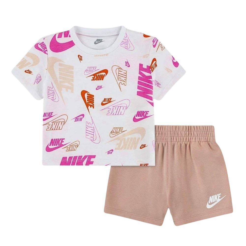 NIKE INFANT NSW AOP LIGHTWEIGHT FT SHORT SET