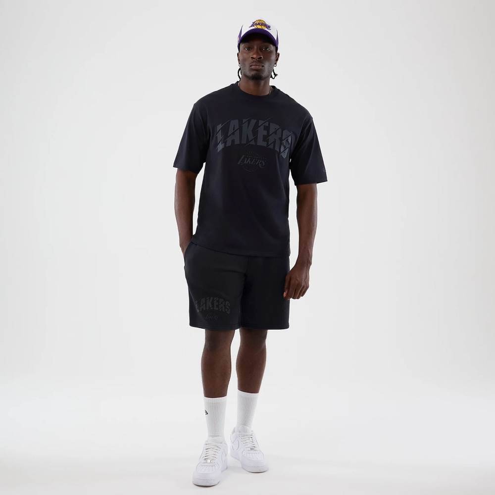 NEW ERA NBA CORE PLUS HD OVERSIZED TEE LOS ANGELES LAKERS