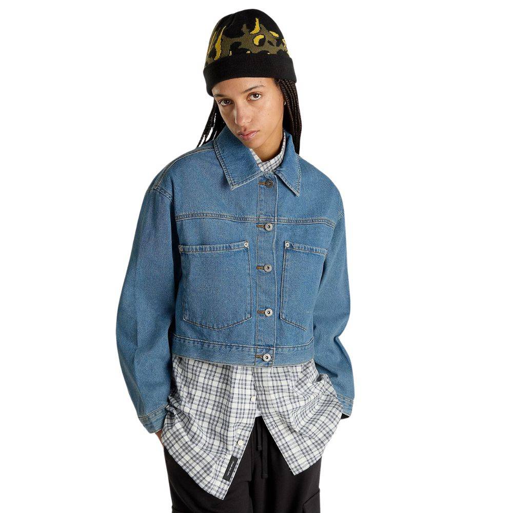 VANS WOMENS RAYNES DENIM CROP JACKET