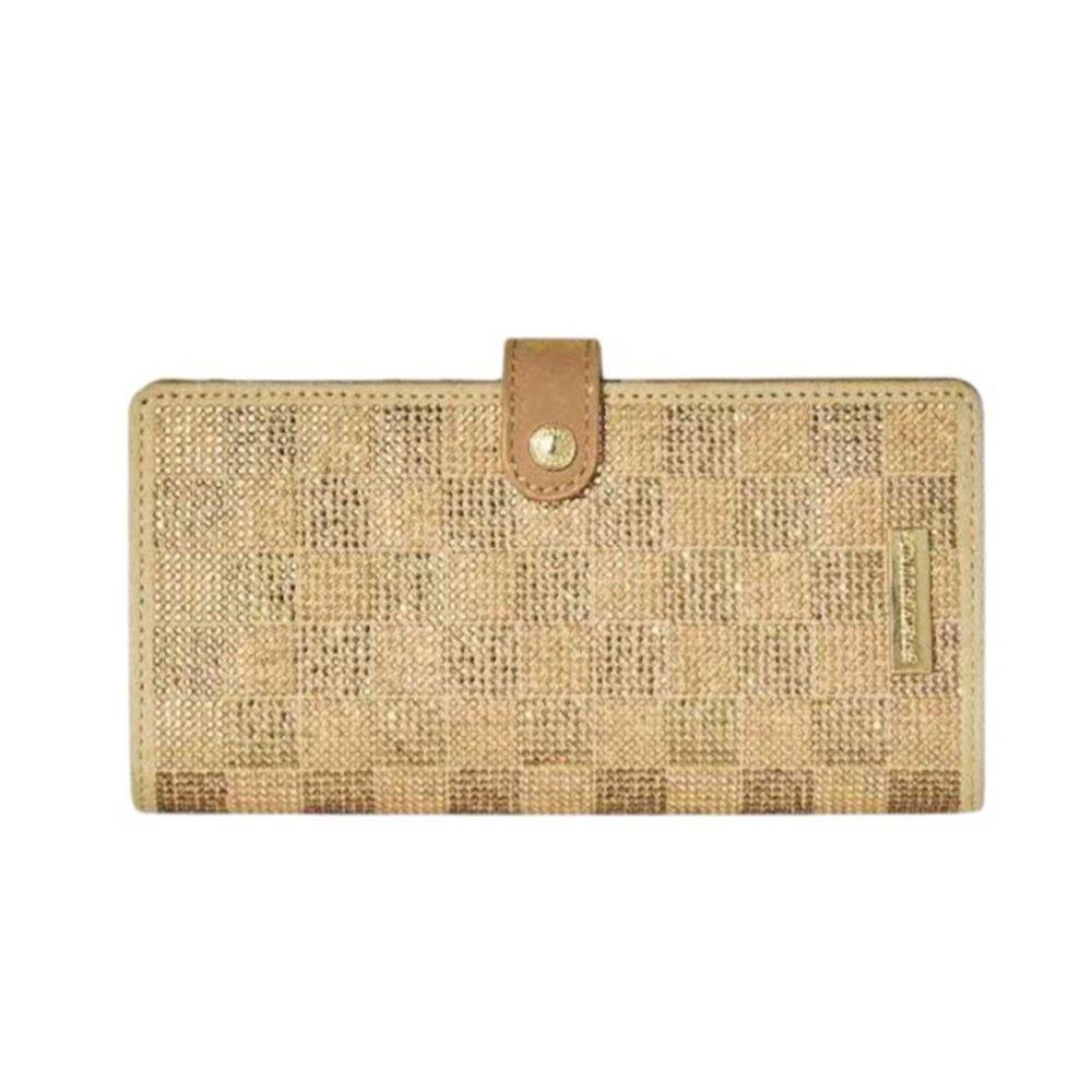 SPRAYGROUND GOLD TRINITY FOLD WALLET