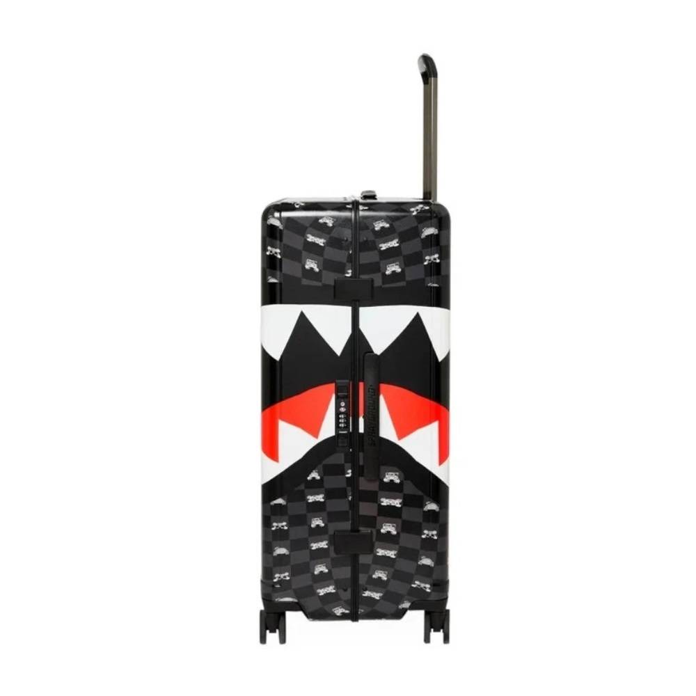 SPRAYGROUND PEEKING CHARACTER CHECK DLXSV CABIN BAG