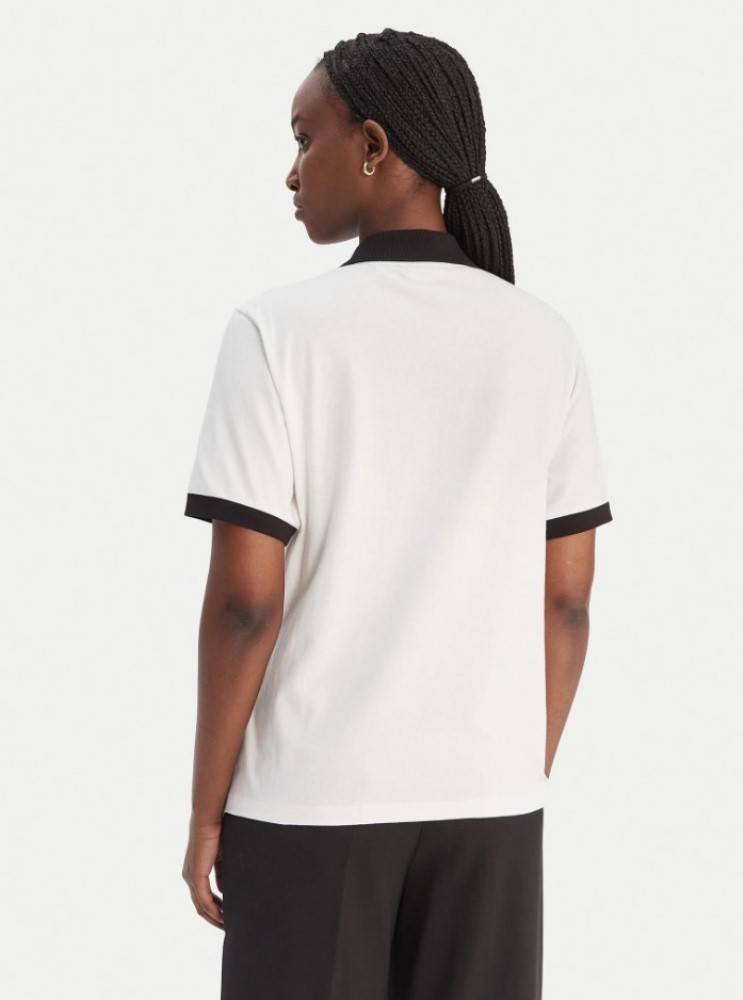 LIU JO POLO T-SHIRT WITH LOGO STRAP