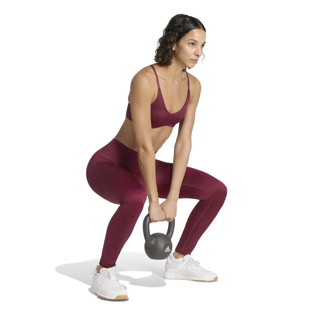 ADIDAS OPTIME ESSENTIALS WORKOUT SHINE LIGHT SUPPORT BRA