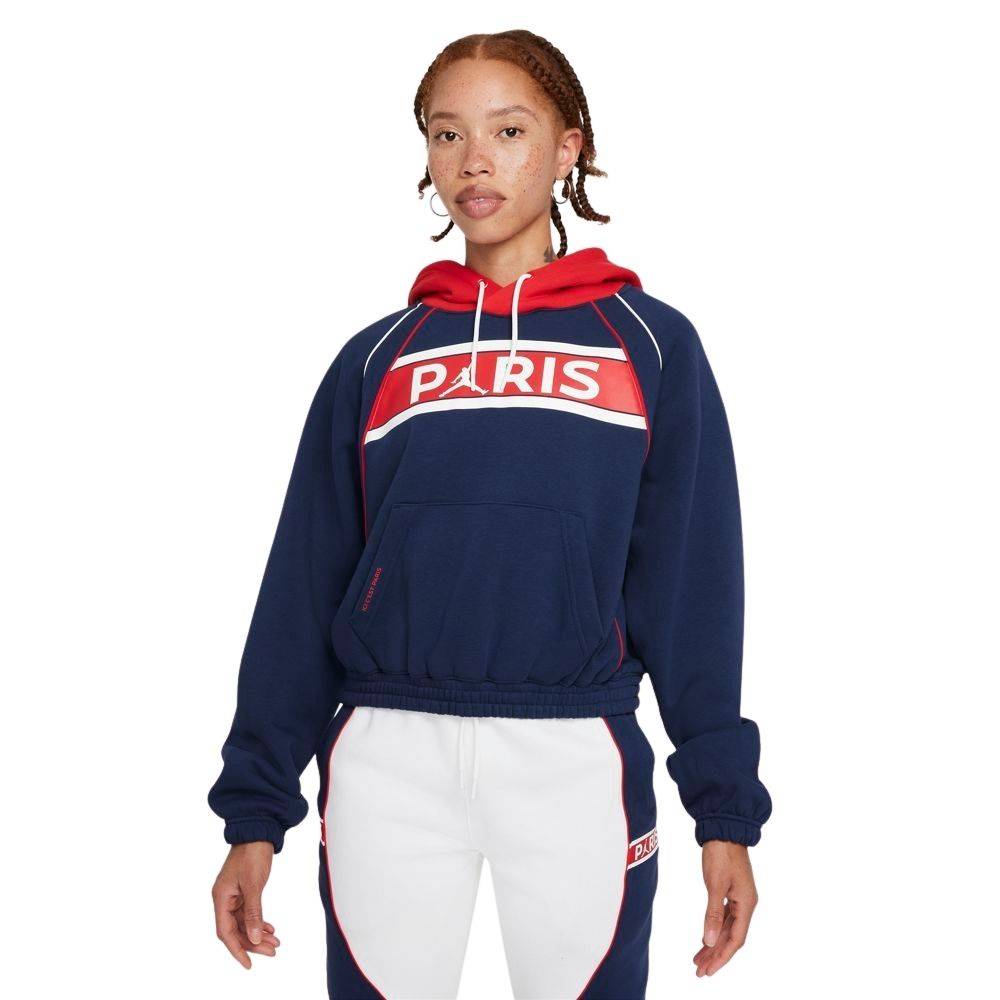 NIKE JORDAN PARIS SAINT-GERMAIN WOMENS FLC HOODIE