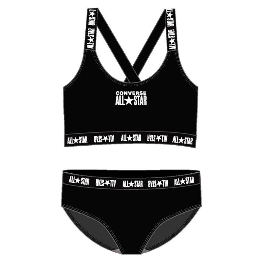 CONVERSE GIRLS 2-PIECES CORE LOGO SWIMSUIT