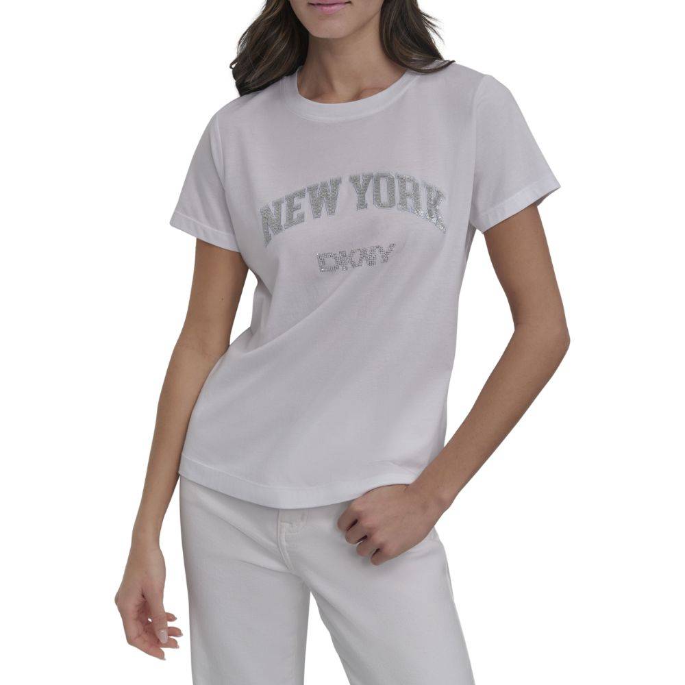 DKNY SHORT SLEEVE TOP